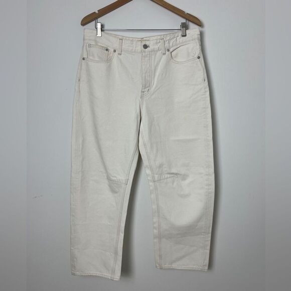 NEW Madewell The Darted Barrel-Leg Vintage Canvas 100% Cotton Jeans Size 29 - Picture 4 of 13